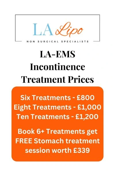 LA-EMS Incontinence Treatment Prices Hartlepool