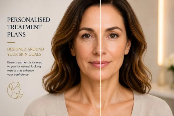 Before and after results of Collagen Lift Therapy Hartlepool