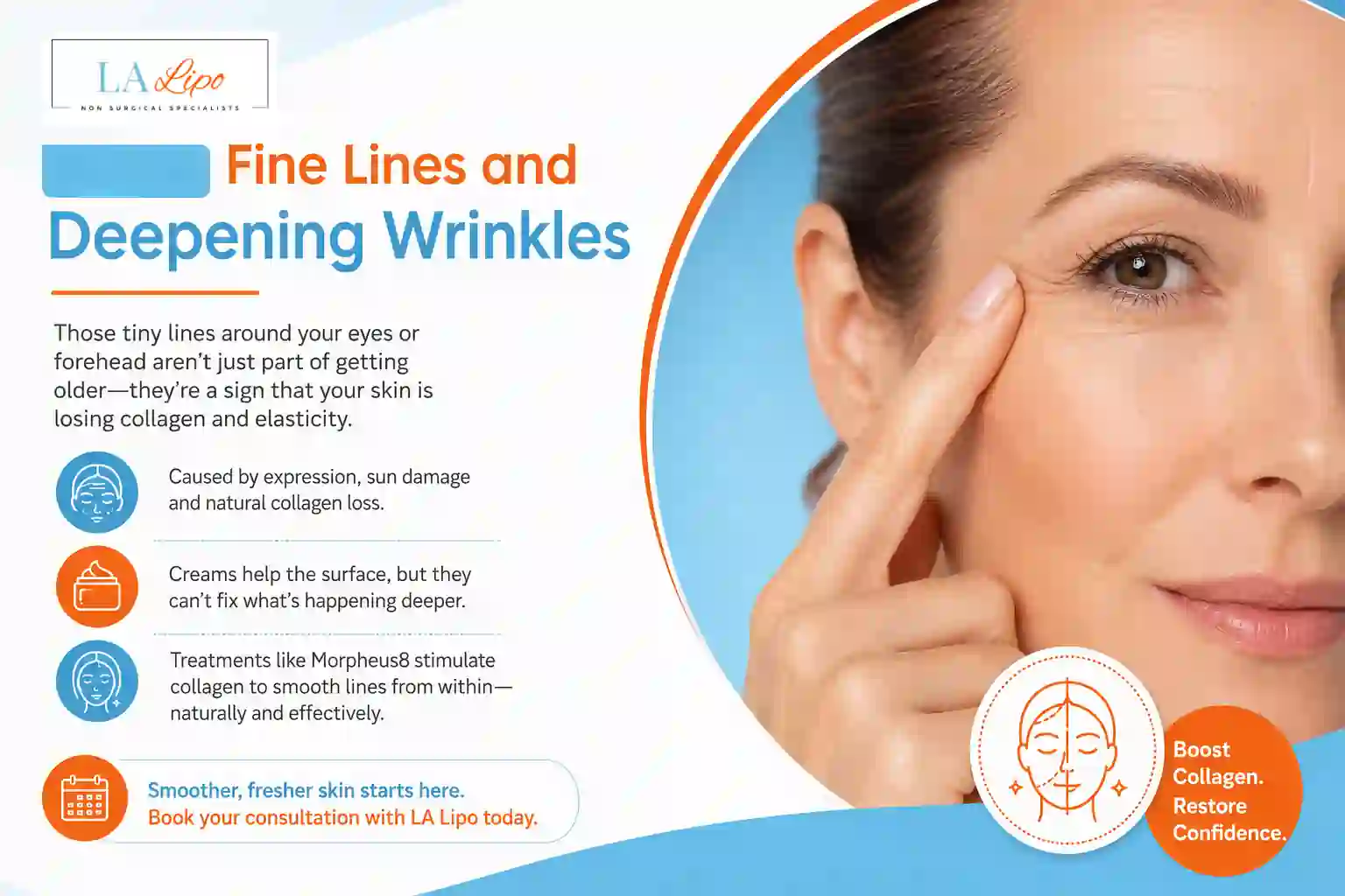 Sign #2: Fine Lines and Deepening Wrinkles Hartlepool